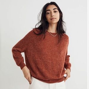 Madewell Mohair Crewneck Sweater, size M